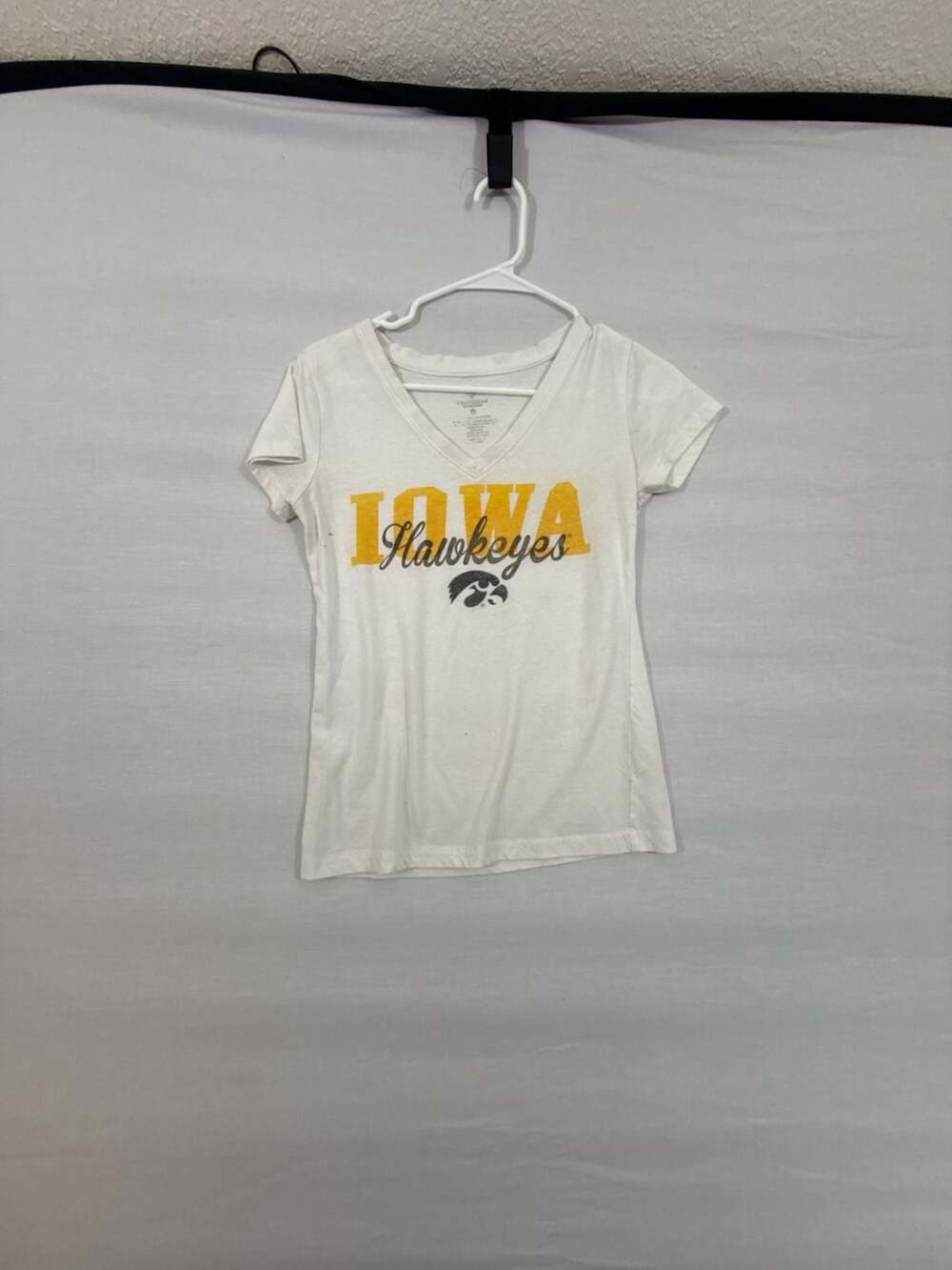 Colosseum Iowa Hawkeyes Women's V-Neck Graphic T-Shirt